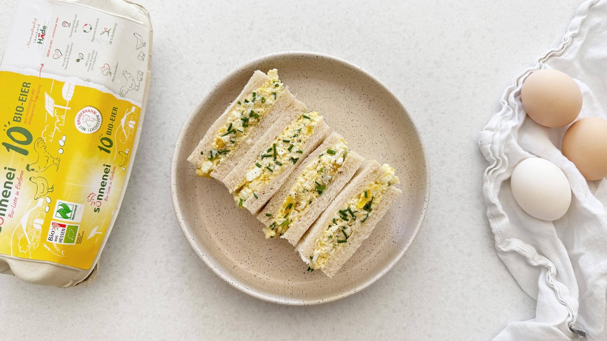 Japanisches Eiersandwich - Tamago Sando